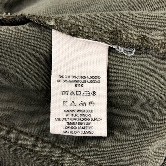 Free People Olive Green Not Your Brothers Cargo Style Jacket Coat - Picture 11 of 12